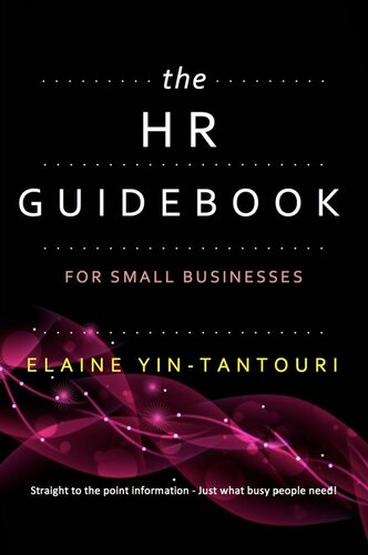 The Hr Guidebook For Small Businesses Elaine Yintantouri