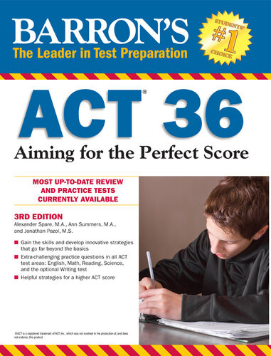 Act 36 Aiming For The Perfect Score 3rd Edition Anne Summers