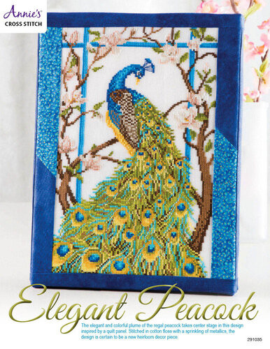 Elegant Peacock Cross Stitch Pattern Elizabeth Spurlock
