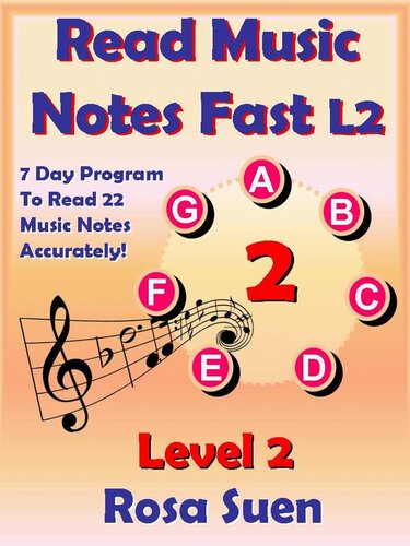 Read Music Notes Fast Level 2 Read 22 Music Notes Accurately In 7 Days Music Theory Rosa Suen