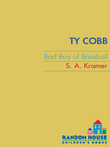 Ty Cobb Bad Boy Of Baseball Sydelle Kramer