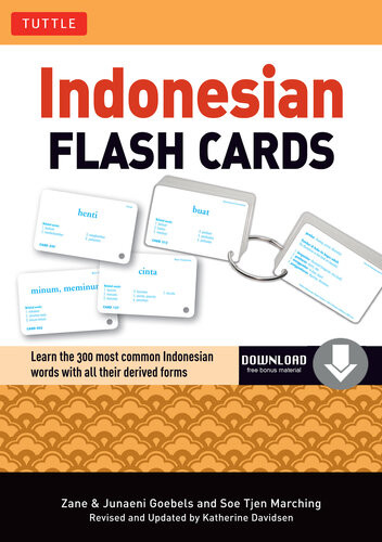 Indonesian Flash Cards Downloadable Audio Included Zane Goebel Junaeni Goebel Soe Tjen Marching