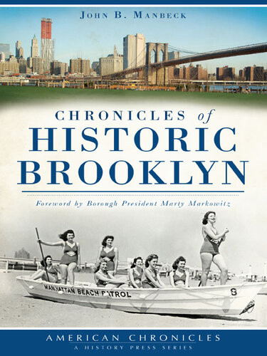 Chronicles Of Historic Brooklyn John B Manbeck