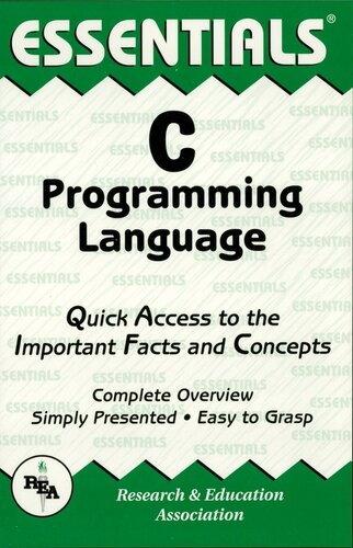 C Programming Language Essentials Ernest C Ackermann
