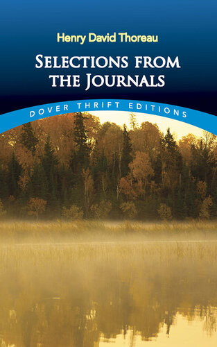 Selections From The Journals Henry David Thoreau