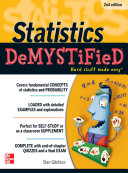 Statistics Demystified 2nd Edition 2nd Edition Stan Gibilisco