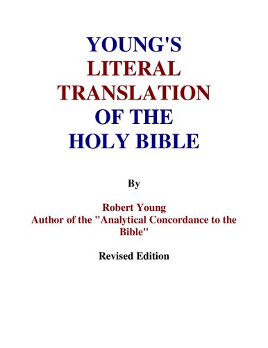 Youngs Literal Translation New Testament Allen Keith Leclaire Editor