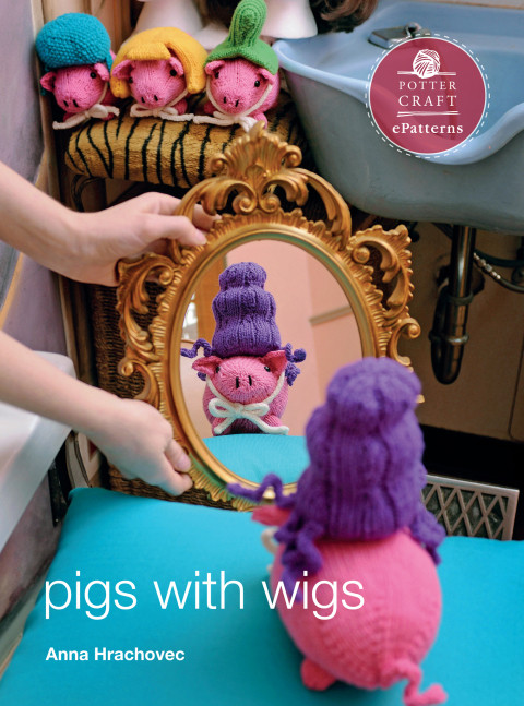 Pigs With Wigs Epattern From Knitting Mochimochi Potter Craft Epatterns 1st Edition Hrachovec