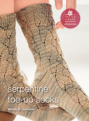 Serpentine Socks Epattern From Socks From The Toe Up Wendy D Johnson