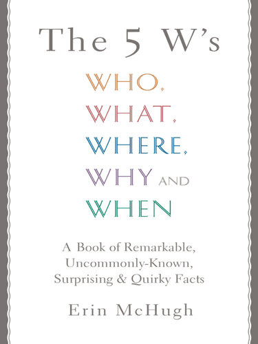 The 5 Ws Who What Where Why And When Erin Mchugh