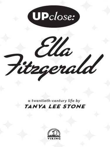 Ella Fitzgerald Tanya Lee Stone