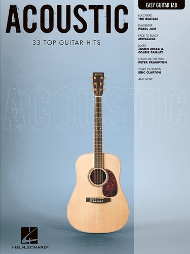 Acoustic Songbook Easy Guitar With Notes Tab Hal Leonard Corp