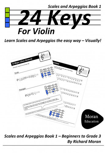 24 Keys Scales And Arpeggios For Violin Book 1 Richard Moran