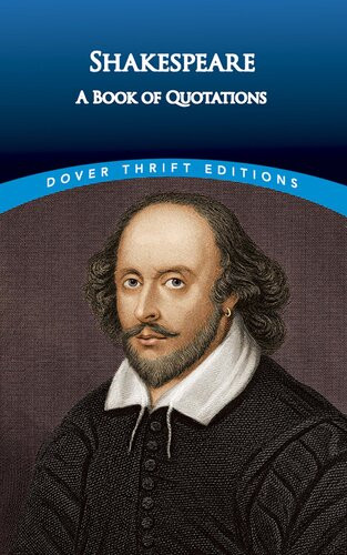 Shakespeare A Book Of Quotations William Shakespeare