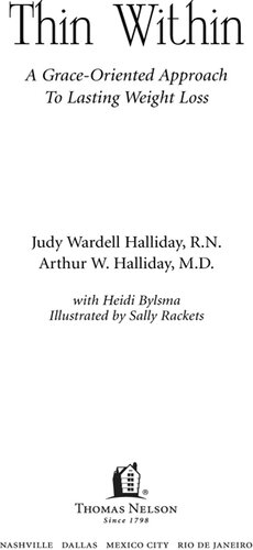 Thin Within A Graceoriented Approach To Lasting Weight Loss Judy Halliday Arthur Halliday