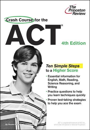 Crash Course For The Act 4th Edition Princeton Review