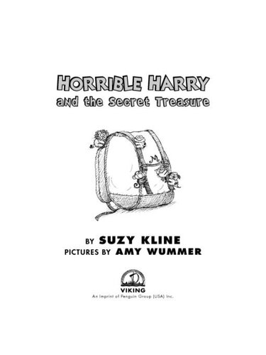 Horrible Harry And The Secret Treasure Suzy Kline
