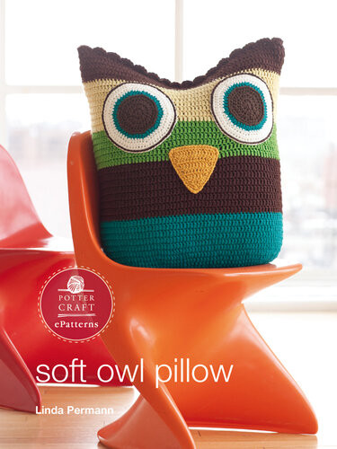 Soft Owl Pillow Epattern From Little Crochet Linda Permann