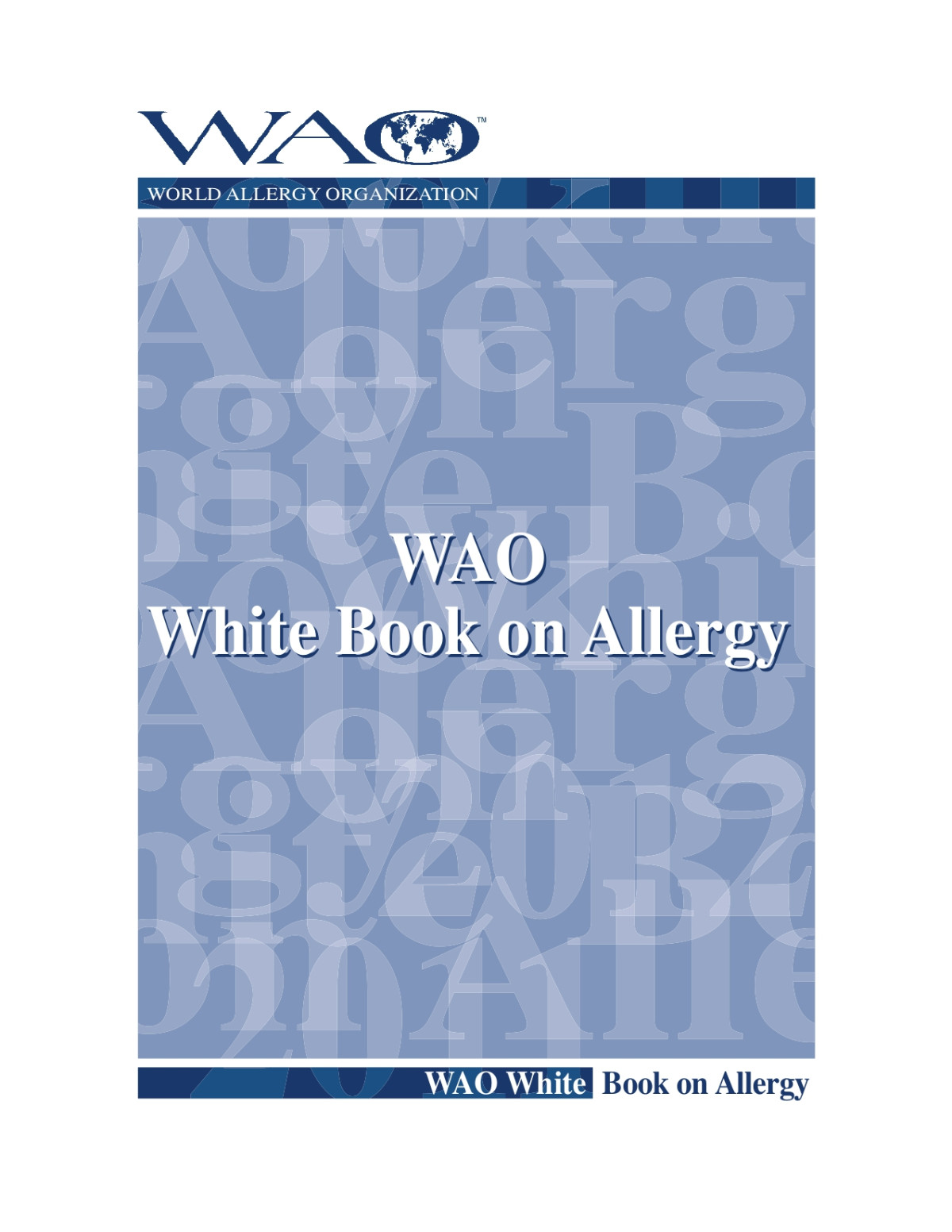 White Book On Allergy World Allergy Organization Wao
