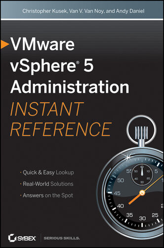 Vmware Vsphere 5 Administration Instant Reference 2nd Edition Christopher Kusek