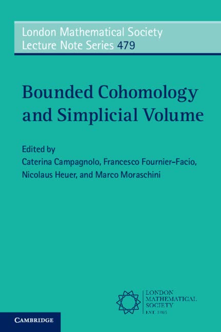 Bounded Cohomology And Simplicial Volume Caterina Campagnolo