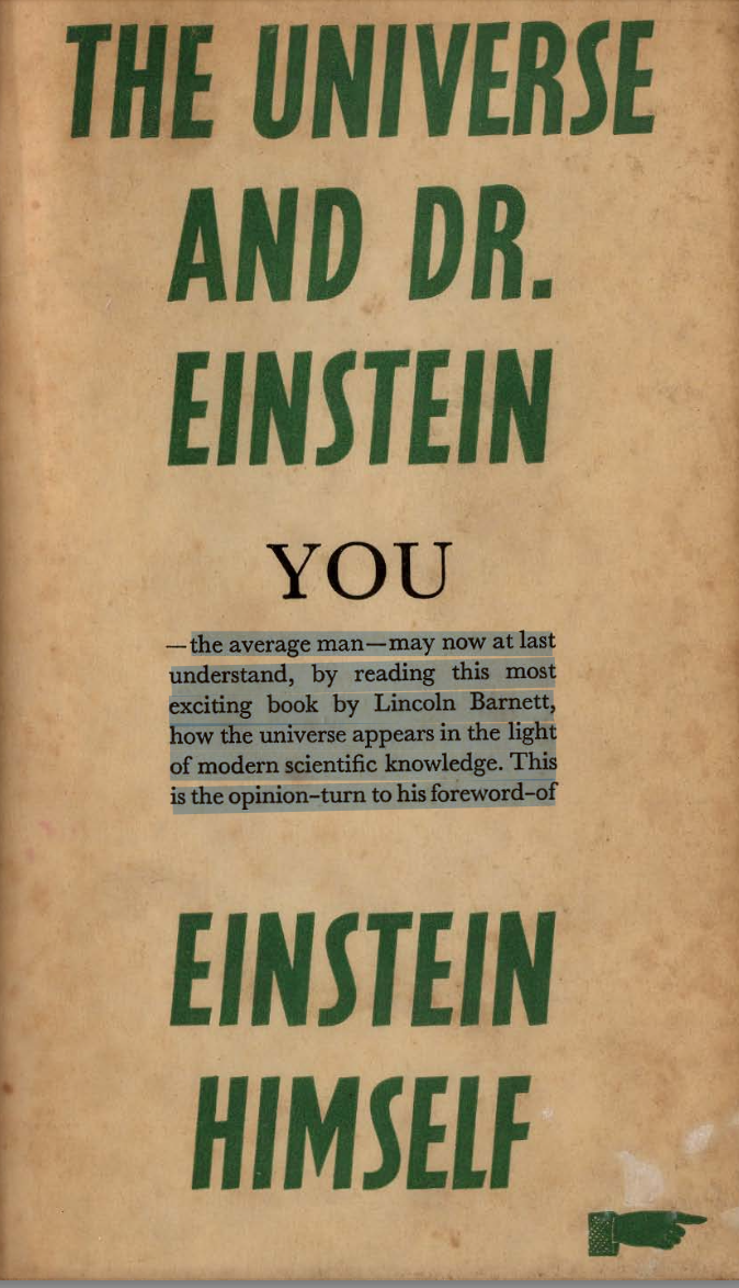 The Universe And Dr Einstein 2nd Edition Lincoln Barnett Albert Einstein