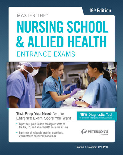 Master The Nursing School Allied Health Exams 19th Edition Petersons