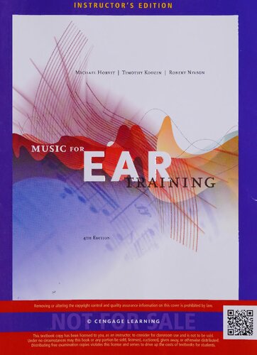 Music For Ear Training Annotated Instructors Edition 4th Edition 4th Edition Michael Horvit