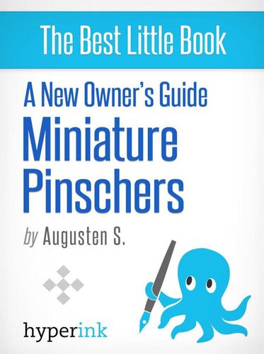Miniature Pinscher Training Grooming And Dog Care Augusten S