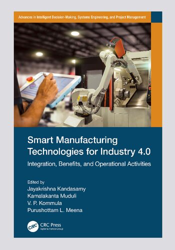 Smart Manufacturing Technologies For Industry 40 Jayakrishna Kandasamy