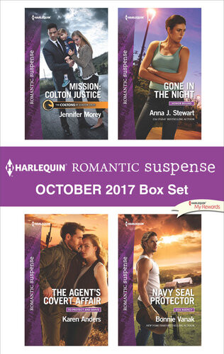 Harlequin Romantic Suspense October 2017 Box Set Jennifer Morey Karen Anders Anna J Stewart Bonnie Vanak