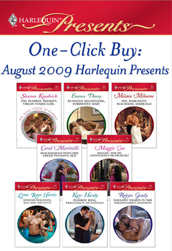 August 2009 Harlequin Presents Sharon Kendrick Emma Darcy Melanie Milburne Carol Marinelli Maggie Cox Lynn Raye Harris Kate Hardy Robyn Grady