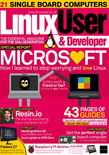 Linux User Developer 187 Microsoft How I Learned To Stop Worrying And Love Linux Chris Thornett