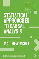 Statistical Approaches To Causal Analysis Matthew Mcbee