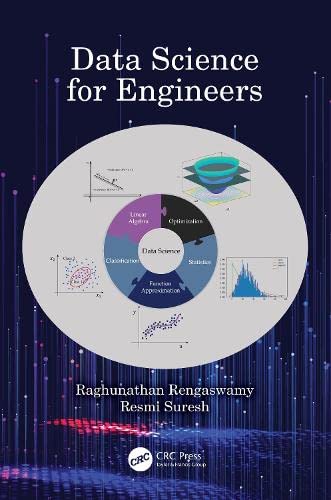 Data Science For Engineers Raghunathan Rengaswamy Resmi Suresh