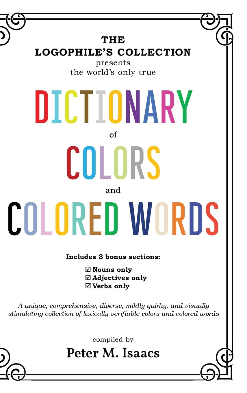 The Dictionary Of Colors And Colored Words Peter Isaacs