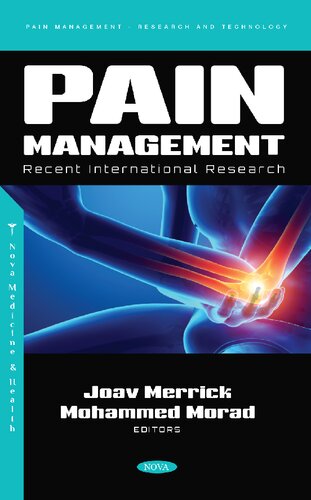 Pain Management Recent International Research Joav Merrick Mohammed Morad