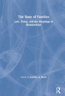 The State Of Families Jennifer A Reich Editor