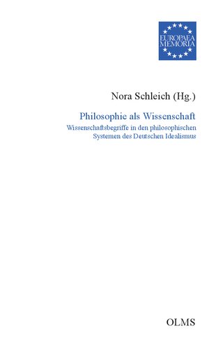 Philosophie Als Wissenschaft Nora Schleich