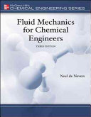 Fluid Mechanics For Chemical Engineers 3rd Edition Noel De Nevers
