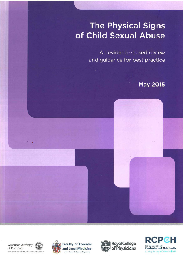 Physical Signs Of Child Sexual Abuse 2nd Edition Royal College Of Paediatrics And Child Health