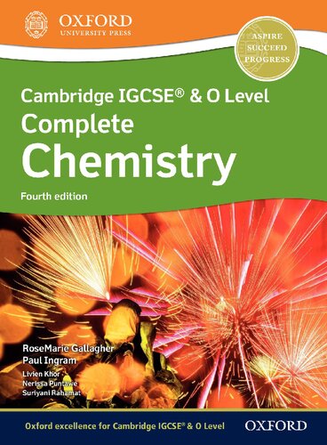 Cambridge Igcse O Level Complete Chemistry 4th Edition Rosemarie Gallagher