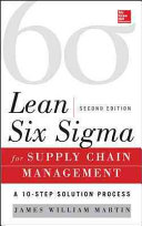 Lean Six Sigma For Supply Chain Management Second Edition 2nd Edition James William Martin