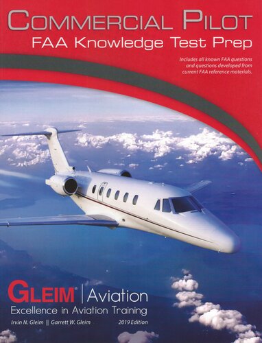 Commercial Pilot Faa Knowledge Test Prep 2019th Edition Irvin N Gleim
