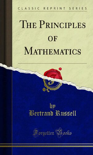 The Principles Of Mathematics 2nd Edition Bertrand Russell