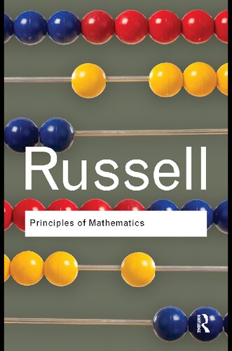 The Principles Of Mathematics Second Bertrand Russell