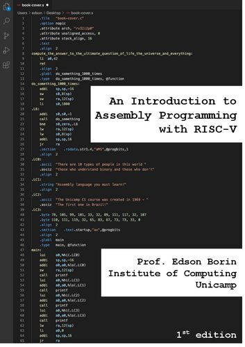 An Introduction To Assembly Programming With Riscv Edson Borin