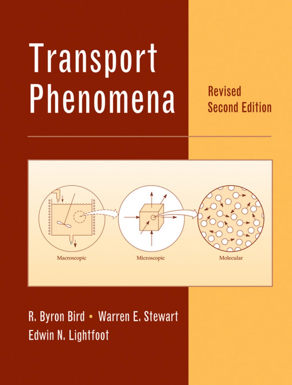 Transport Phenomena 2nd Edition R Byron Bird Warren E Stewart