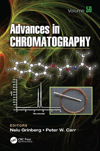Advances In Chromatography Nelu Grinberg Peter W Carr Eds