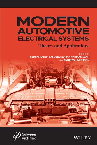 Modern Automotive Electrical Systems Pedram Asef P Sanjeevikumar